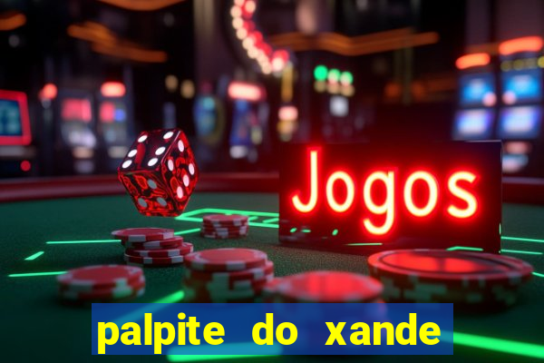 palpite do xande de hoje