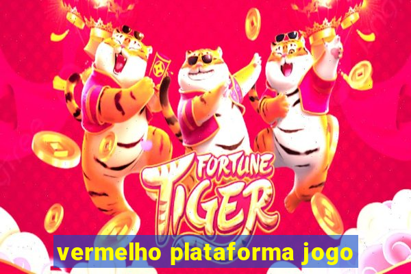 vermelho plataforma jogo