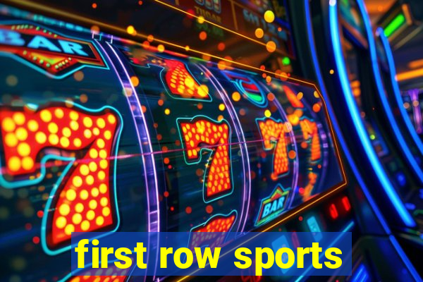 first row sports