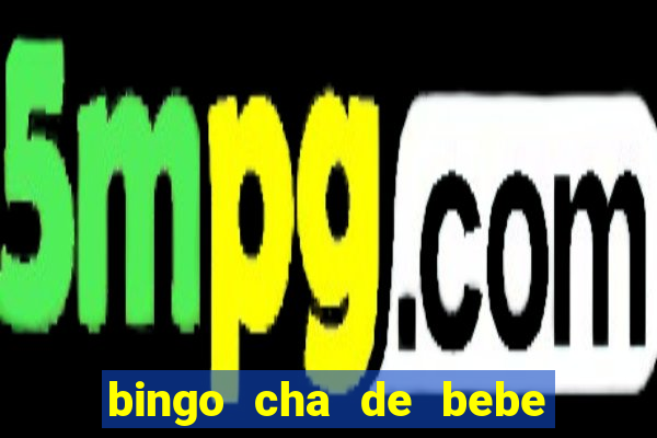 bingo cha de bebe cartelas para imprimir