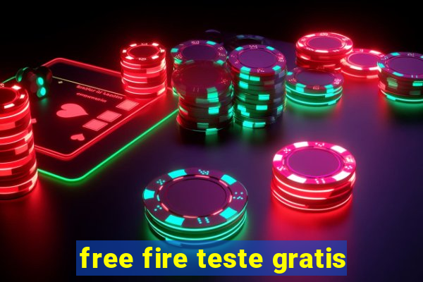 free fire teste gratis