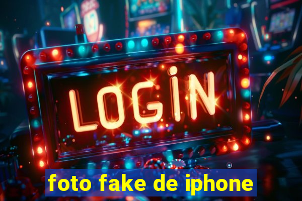 foto fake de iphone