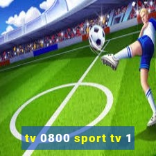 tv 0800 sport tv 1