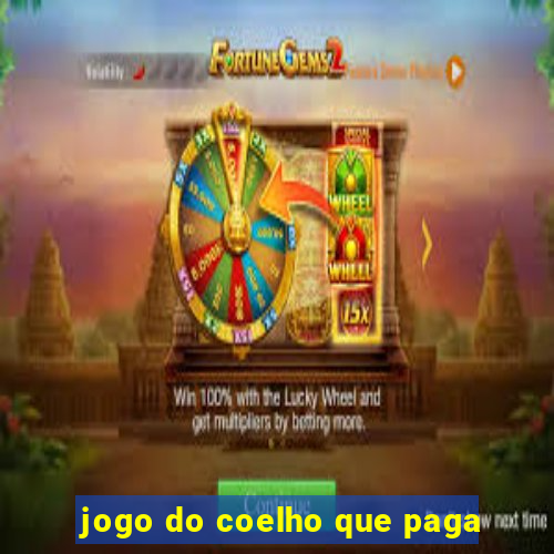 jogo do coelho que paga