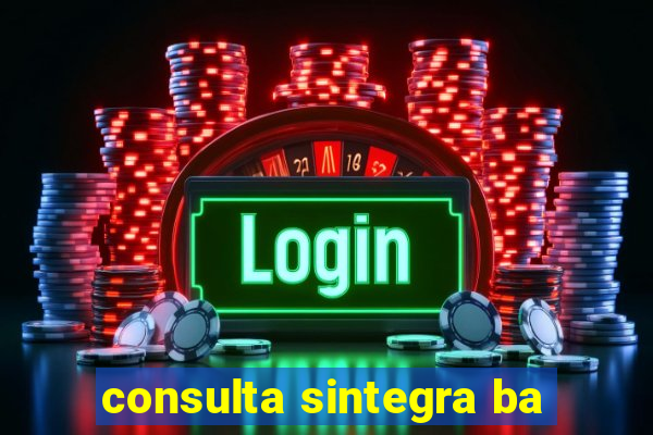 consulta sintegra ba