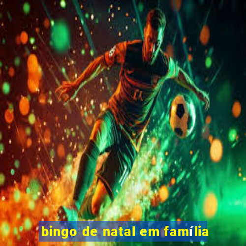 bingo de natal em família