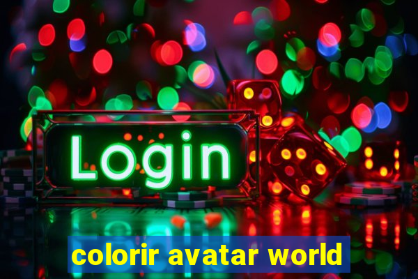 colorir avatar world